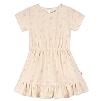 Gerber Girls' Toddler Short-Sleeve Dress