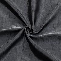 Charcoal Gray Faux Silk Fabric by The Yard, 42 inches or 107 cm Width, 1 Yard Gray Silk Fabric, Slubbed Faux Silk, Bridal Dress Silk Fabric, Wholesale Art Silk Fabric
