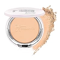 IT Cosmetics Celebration Foundation Illumination - Full-Coverage, Anti-Aging Powder Foundation - Blurs Pores, Wrinkles & Imperfections - 0.3 oz