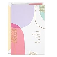 Hallmark Signature Mother's Day Card (Have My Back and My Heart) for Anniversary, Birthday for Her, Any Occasion