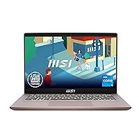 MSI Modern 14 Laptop: Intel Core i5-1335u, Intel Iris Xe, 14