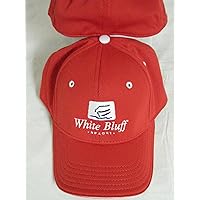 White Bluff Resort Fitted Hat (Red, S/M) Golf Flexfit Cap New