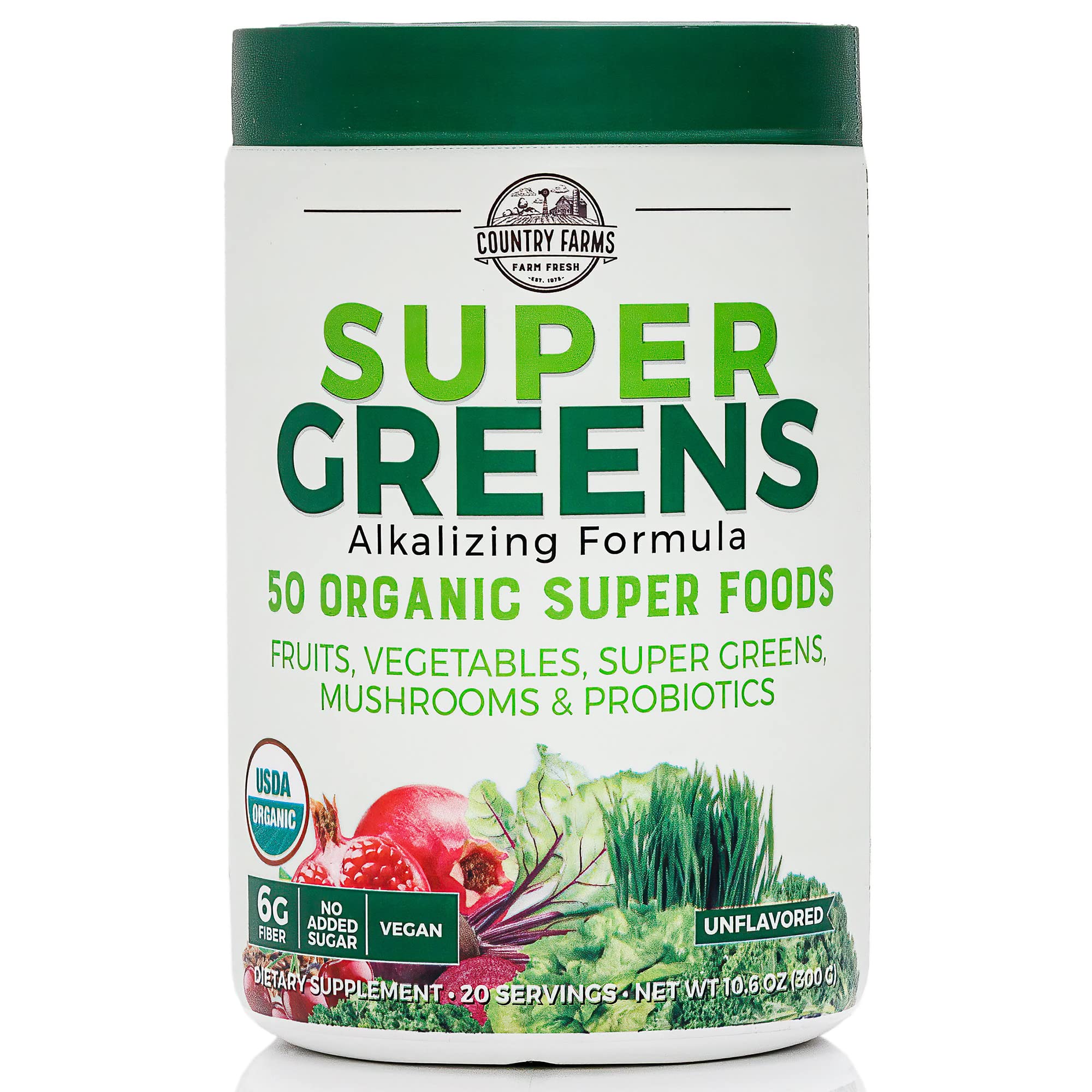 Mua Country Farms Super Green Drink Mix, Natural,  Ounce (Packaging may  vary) trên Amazon Mỹ chính hãng 2023 | Fado