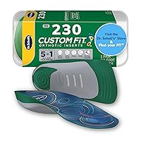Dr. Scholl’s® Custom Fit® Orthotics 3/4 Length Inserts, CF 230, Customized for Your Foot & Arch, Immediate All-Day Pain Relief, Lower Back, Knee, Plantar Fascia, Heel, Insoles Fit Men & Womens Shoes