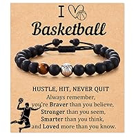 Baseball/Soccer/Basketball/Hockey/Golf/Football Bracelet Gifts for Boys Men