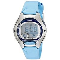 Casio Women's LW200-2BV Digital Blue Resin Strap Watch