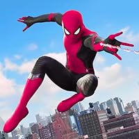 Flying Spider Speed Rope Hero: Crime City Revenge Rescue Simulator
