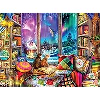 Buffalo Games - Aimee Stewart - Winter Reading Nook - 1000 Piece Jigsaw Puzzle for Adults Challenging Puzzle Perfect for Game Nights - 1000 Piece Finished Size is 26.75 x 19.75