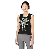 Marvel Women's Official Hulk Fashion Crop Muscle
