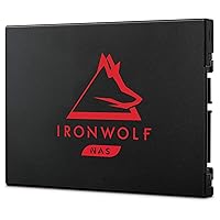 Seagate IronWolf 125 SSD 2TB NAS Internal Solid State Drive - 2.5 Inch SATA 6Gb/s speeds of up to 560MB/s, 0.7 DWPD endurance and 24x7 performance for Creative Pro and SMB/SME (ZA2000NM1A002)