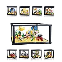 8 in 1 Creator Fish Tank Aquarium Building Blocks Toys Sets,STEM Educational Toys for Kids 8+,Birthday/Christmas/Date Gifts for Kids and Adults (729PCS)