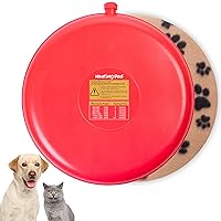 Pet Heating Pad Microwave, Snuggle Warming Safe Outdoor Newborn Kitten Puppy Pet Bed Warmer, Gel Reusable Heat Disc, Waterproof Heating Disk for Dog, Cat, Rabbit and Guinea Pig, Christmas Pet Gifts