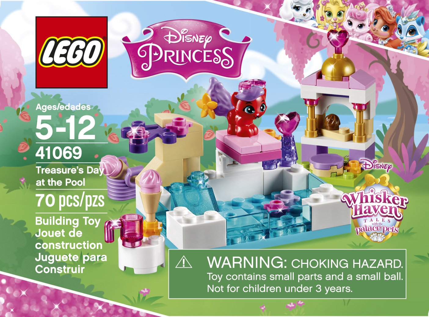 LEGO Disney Princess Treasure's Day at The Pool Building Kit (70 Piece)