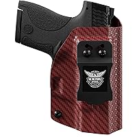 We The People Holsters - Red Carbon Fiber - Inside Waistband Concealed Carry - IWB Kydex Holster - Adjustable Ride/Cant/Retention