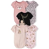 The Children's Place baby girls Leopard Bodysuit