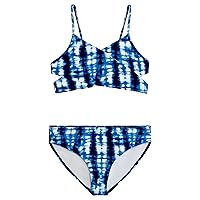 Kanu Surf Girls Coral Reef Beach Sport Wrap Around Bikini 2-Piece Swimsuit