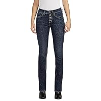 Silver Jeans Co. Women's Suki Mid Rise Slim Bootcut Jeans