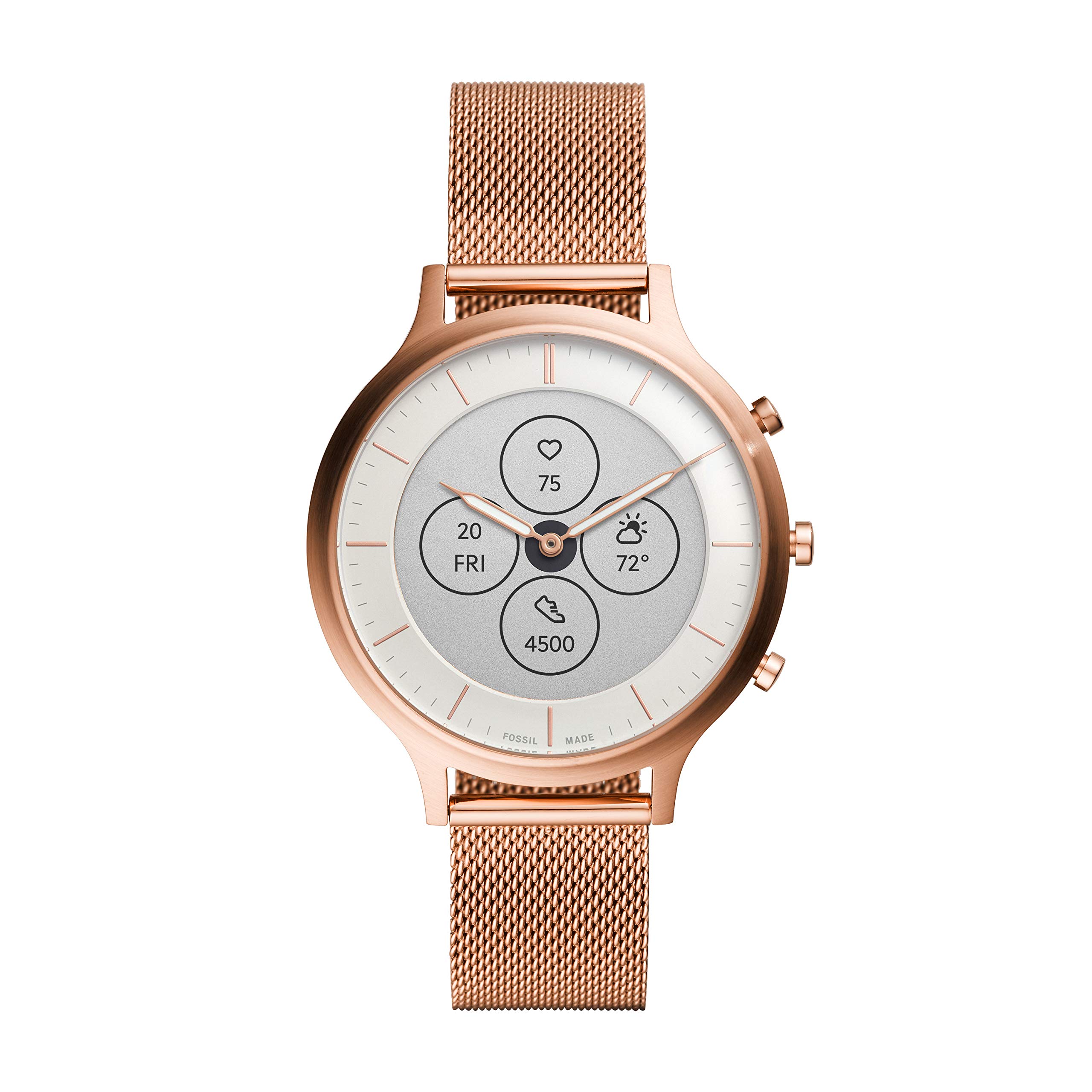 Mua Fossil Women's Charter Hybrid Smartwatch HR with Always-On Readout  Display, Heart Rate, Activity Tracking, Smartphone Notifications, Message  Previews trên Amazon Mỹ chính hãng 2023 | Fado