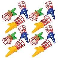 Curious Minds Busy Bags 12 Small Click Ball and Catch Toy - Shoot Ball Up and Catch it in The Net - Ball Launcher OT Party Favors (1 Dozen)