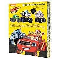 Blaze and the Monster Machines Little Golden Book Library -- 5 Little Golden Books: Five of Nickeoldeon's Blaze and the Monster Machines Little Golden Books