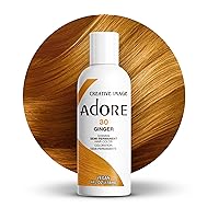 Adore Semi Permanent Hair Color - Vegan and Cruelty-Free Hair Dye - 4 Fl Oz - 030 Ginger (Pack of 1)