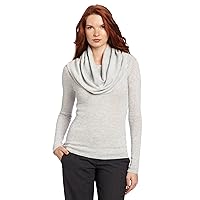 Minnie Rose Women's Marilyn Neck Pullover
