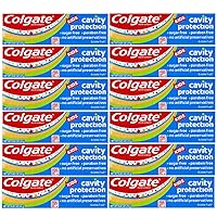 Colgate Kids Cavity Protection Fluoride Toothpaste, Bubble Fruit Flavor, Travel Size 0.85 oz (24g) - Pack of 12
