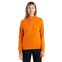 Icebreaker Merino Women's Central Classic Long Sleeve Full-Zip Hoodie Sweatshirt