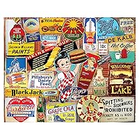 White Mountain Puzzles Vintage Signs - 1000 Piece Jigsaw Puzzle