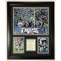 Legends Never Die Philadelphia Eagles Super Bowl 52 NFL Champions Collectible | Framed Photo Collage Wall Art Decor - 18