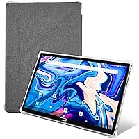 FEONAL K116/K118 Leather Protective Case for 10/10.1 Inch Tablet, Tablet 10 Inch Drop-Proof Protective Case- Grey