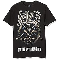 Men's Divine Intervention 2014 Dates (Ex-Tour with Back Print) Slim Fit T-Shirt Black