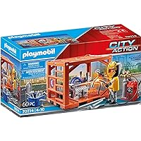 Playmobil City Action 70774 Container Manufacturer, for Children Ages 4+