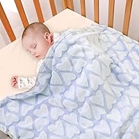 Bertte Plush Baby Blanket for Boys Girls | Swaddle Receiving Blankets Super Soft Warm Lightweight Breathable for Infant Toddler Crib Stroller - 33