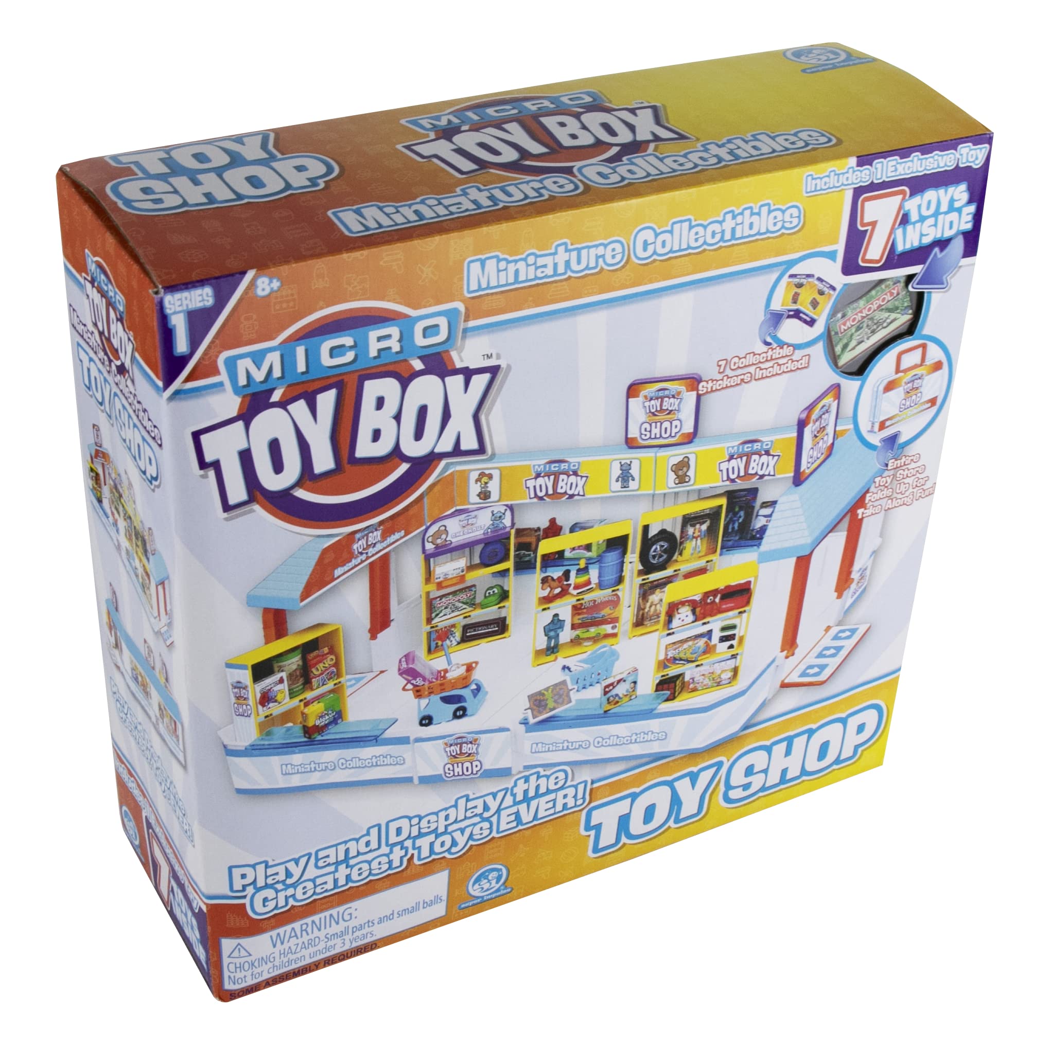Worlds Smallest Micro Toy Box Store Playset, Multi