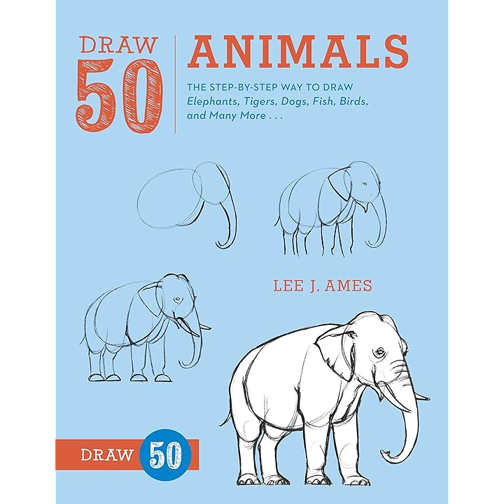 Mua Draw 50 Animals: The Step-by-Step Way to Draw Elephants, Tigers, Dogs,  Fish, Birds, and Many More... trên Amazon Mỹ chính hãng 2023 | Fado
