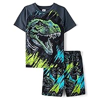 The Children's Place Boys Sleeve Top and Shorts 2 Piece Pajama Set