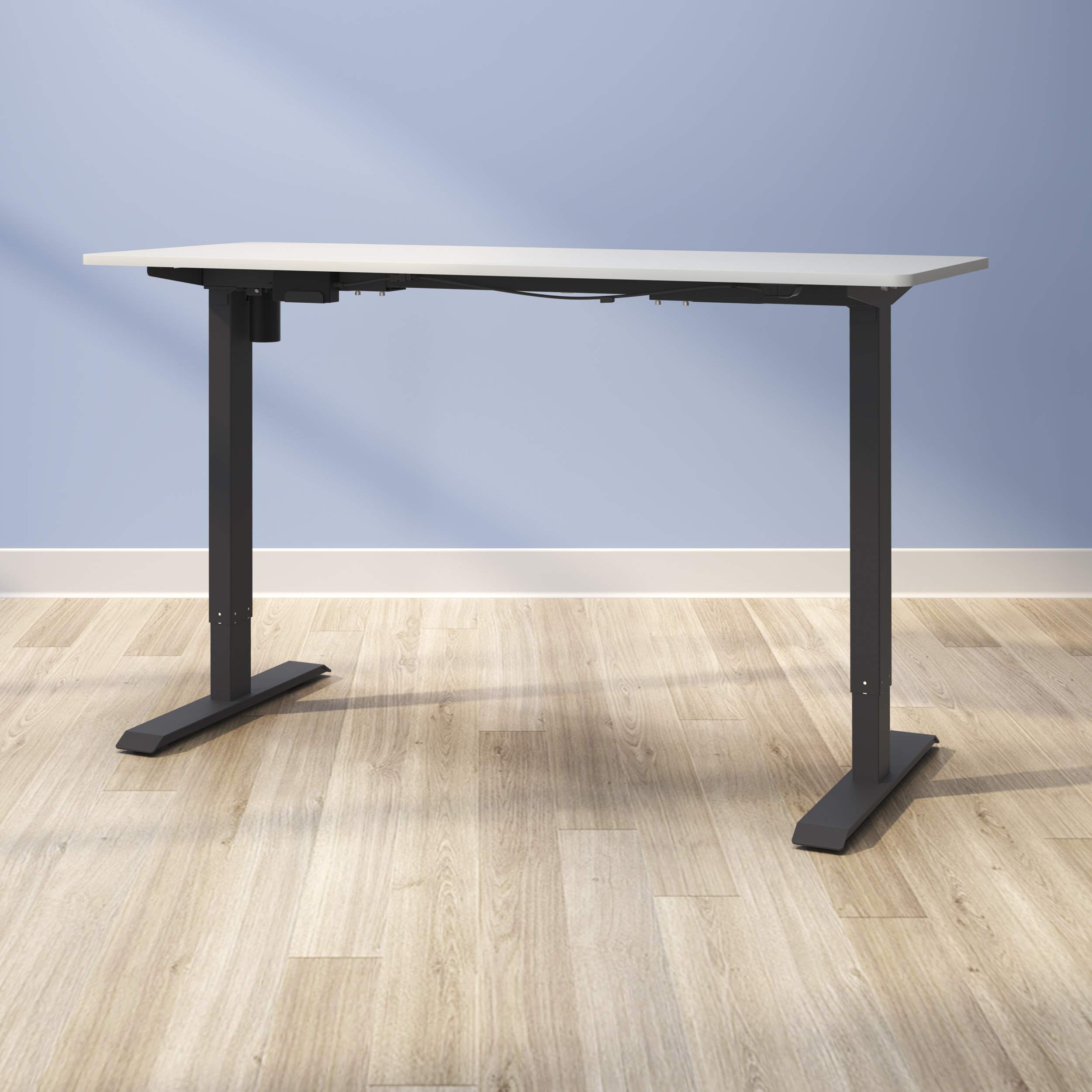 HON Basyx BSXHW2460 Height Adjustable Desk, 24 x 60, White