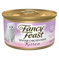 Kitten Tender Chicken Feast Wet Kitten Food Pate - (Pack of 24) 3 oz. Cans
