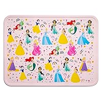 Simple Modern Silicone Placemat for Baby, Toddlers, Kids | Non-Slip Baby Eating Table Food Mat for Restaurants and Dining Table | Piper Collection | Princess Rainbows