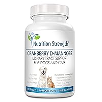 Cranberry D-Mannose for Dogs, Support for UTI in Dogs, Urinary Tract + Immune Health Supplement, Support for Bladder Infection in Dogs, Cranberry for Dogs, 150 Chewable Tablets