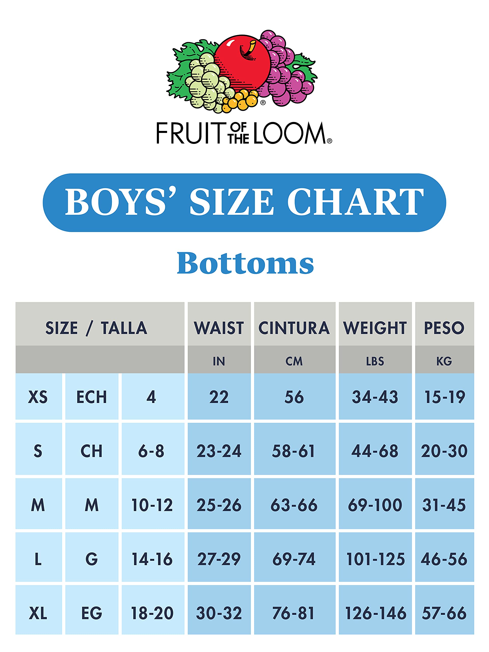 Fruit of the Loom Boys' Big Boxer Shorts