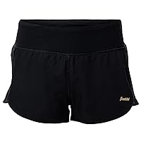 Franklin Sports Women's Athletic Shorts - Performance Workout Sports Shorts for Pickleball, Tennis, Biking, Running + More - Spandex Blend Shorts with Pocket - Women's Small - Black