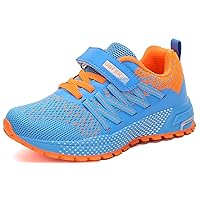 KUBUA Kids Sneakers for Boys Girls Running Tennis Shoes Lightweight Breathable Sport Athletic