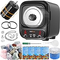 C1 Pro Max Brushless Rock Tumbler Kit - Extra Large 3LB Capacity, Up to 6X More Noise Cancelling, Ultra Quiet Rotary Polisher with Full Accessories, Ideal for Adults Kids