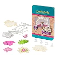 – Twinkling Fairy Flowers Creation Kit – DIY Twinkle Lights for Bedroom – 106pc String Light Set with Accessories – DIY Arts & Crafts for Kids Aged 8 Years +