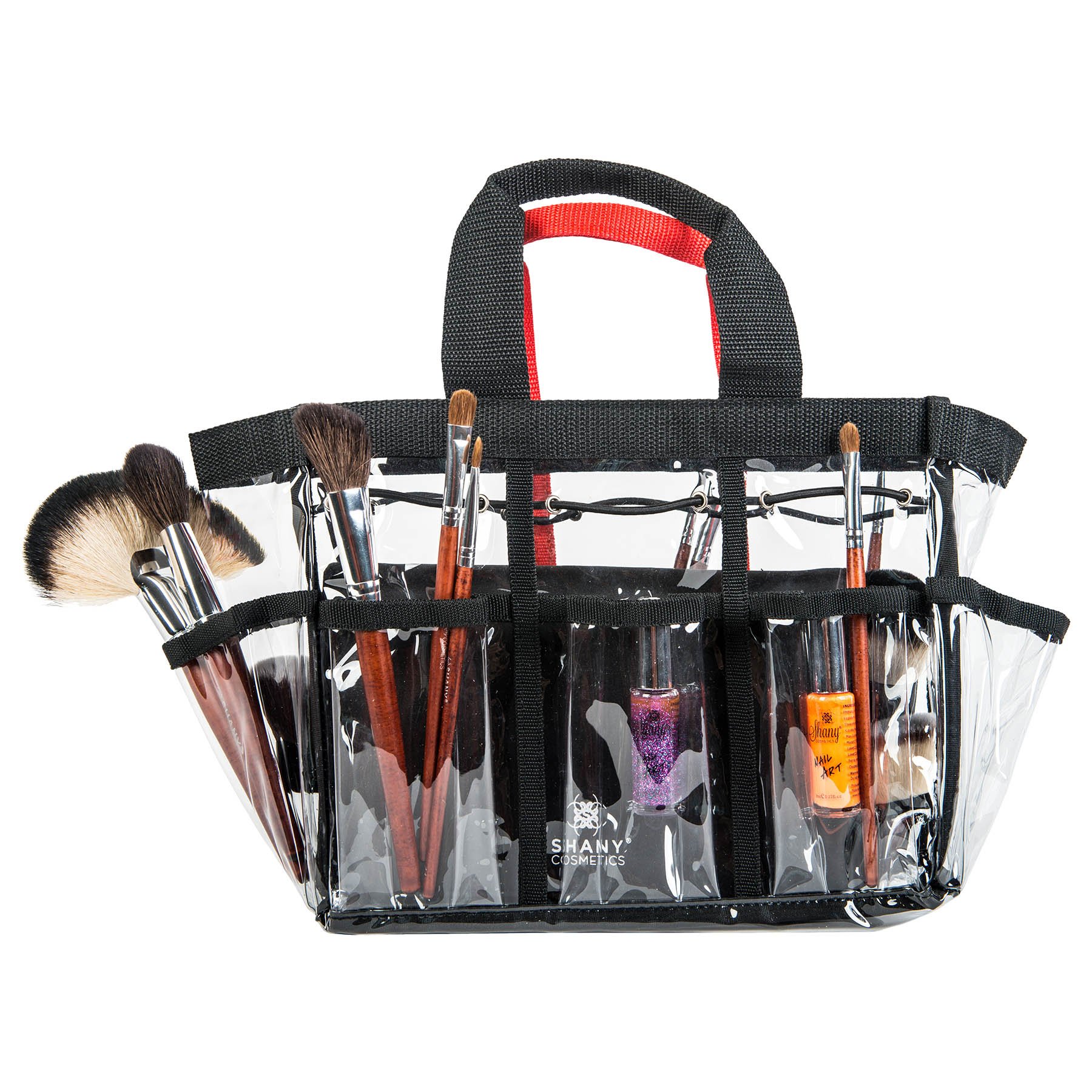 SHANY Clear Travel Makeup Bag - Cosmetics Organizer - Ready Set