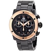 Women's GR50110 Aqua Rock Chronograph Black Dial Ceramic Watch