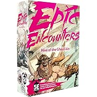 Epic Encounters: Hive of The Ghoul-Kin RPG Fantasy Roleplaying Tabletop Game with 20 Detailed Miniatures, Double-Sided Game Mat, & Game Master Adventure Book with Monster Stats, 5E Compatible