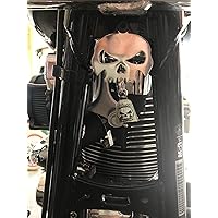 Kustom Cycle Parts Universal Stainless Steel Skull Bell Hanger - Bolt and Ring Included (Bell Not Included). Fits all Harley Davidson Motorcycles & More! Proudly MADE IN THE USA!